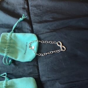 Tiffany & Co. Silver Infinity Chain Bracelet